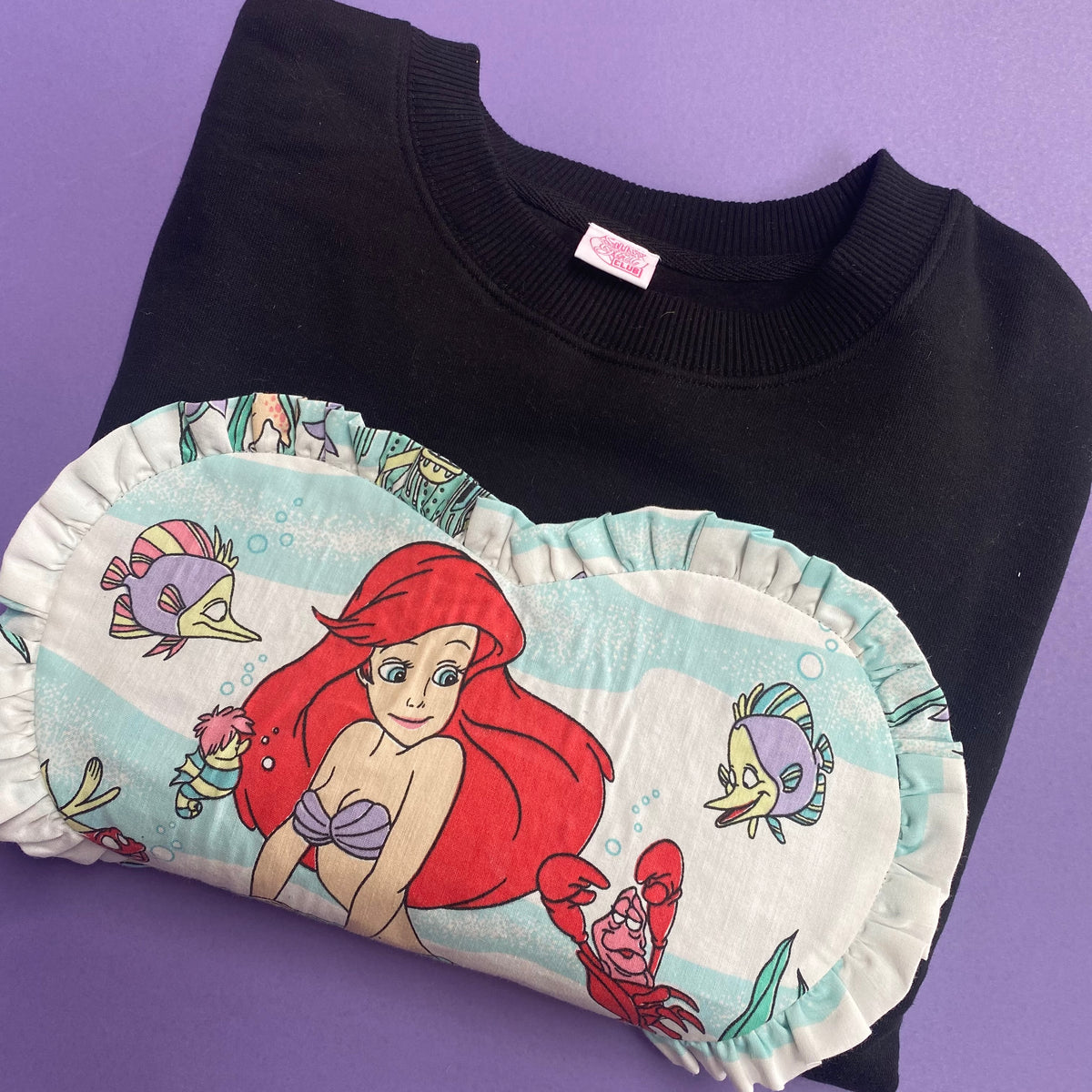 Custom Reworked Heart Duvet Jumper In This Fabric