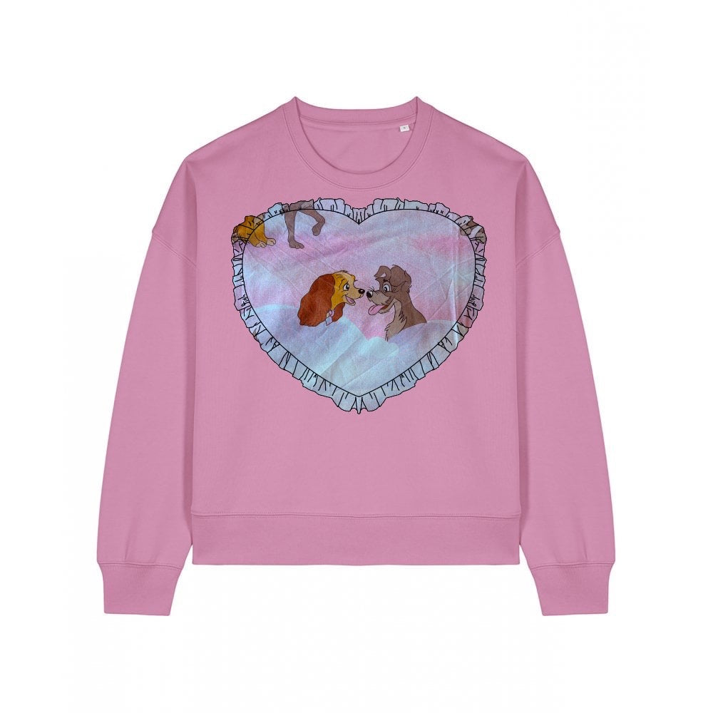Custom Reworked Heart Duvet Jumper In This Fabric