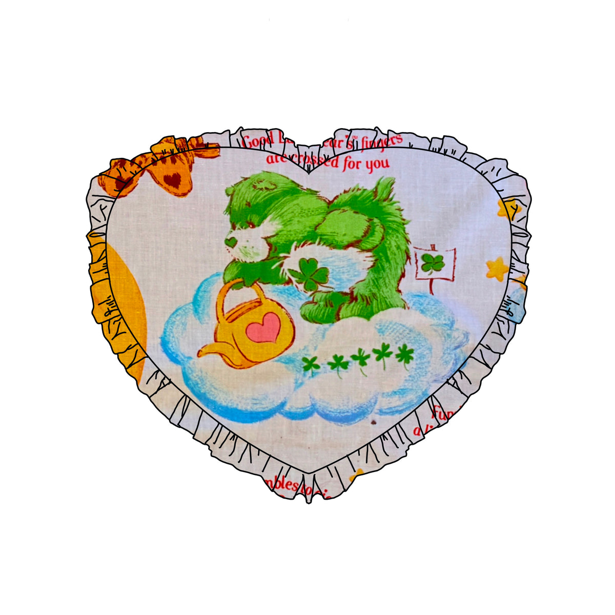 Custom Reworked Heart Duvet Jumper In This Fabric