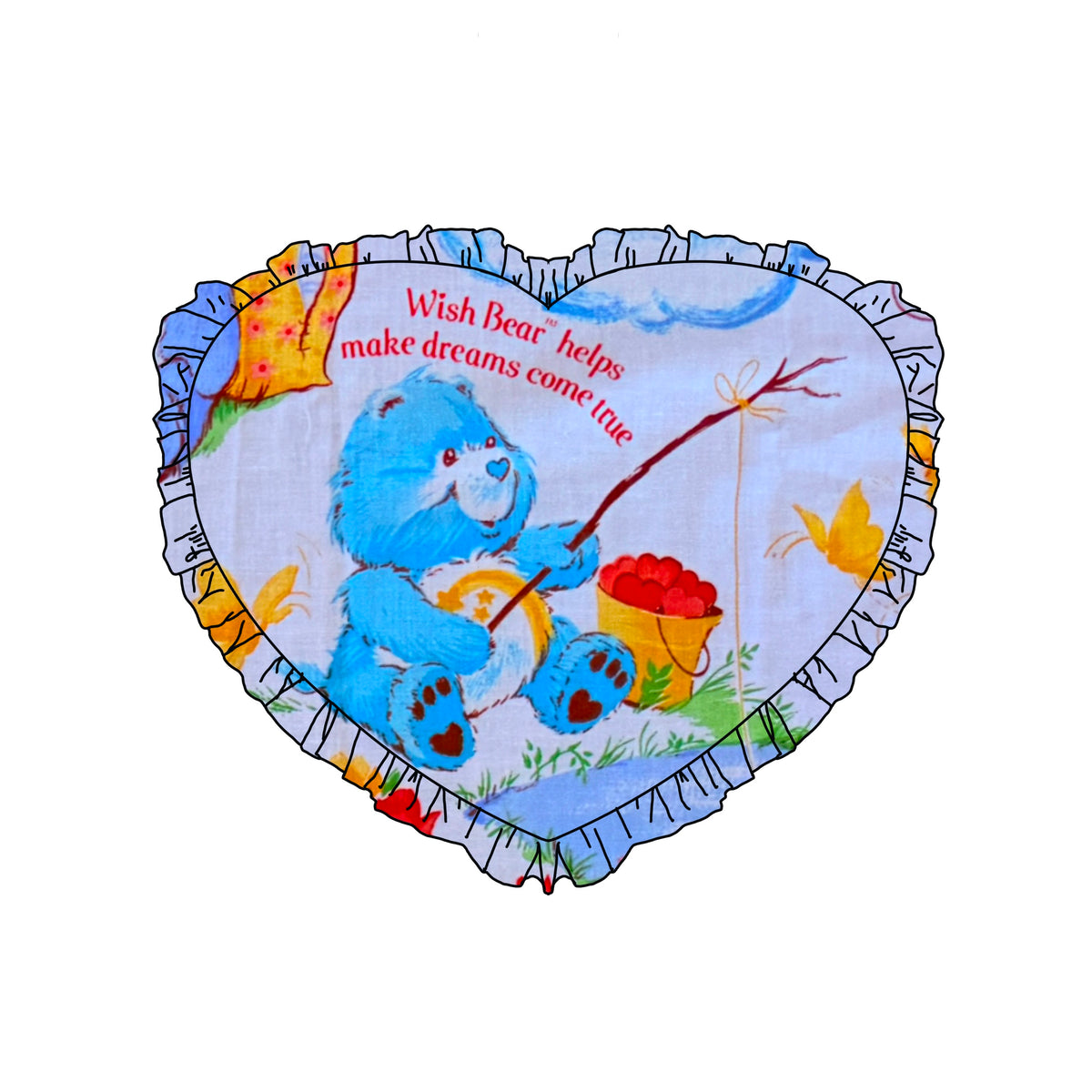 Custom Reworked Heart Duvet Jumper In This Fabric