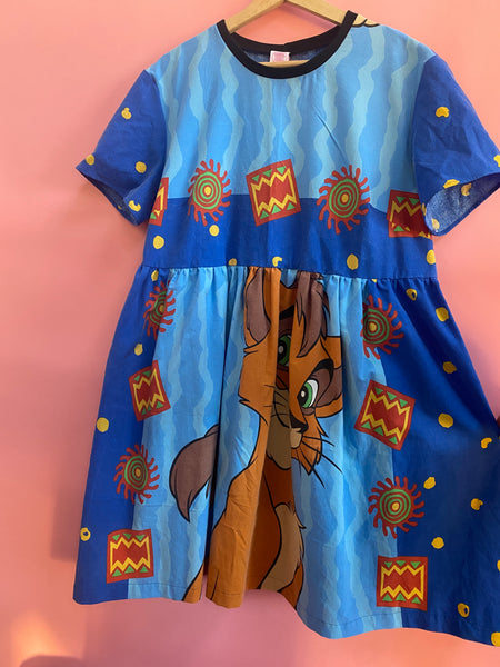 Reworked Duvet Cover Dress - Size 14