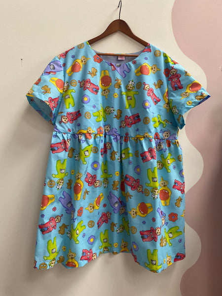 Reworked Duvet Cover Dress - Size 24