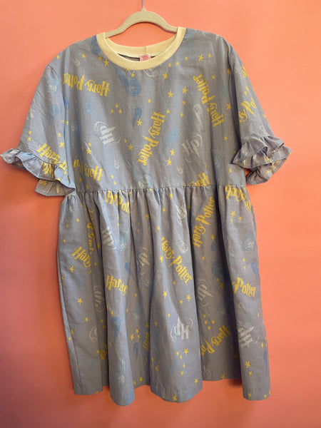 Reworked Duvet Cover Dress - Size 20/22