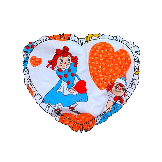 Custom Reworked Heart Duvet Jumper In This Fabric