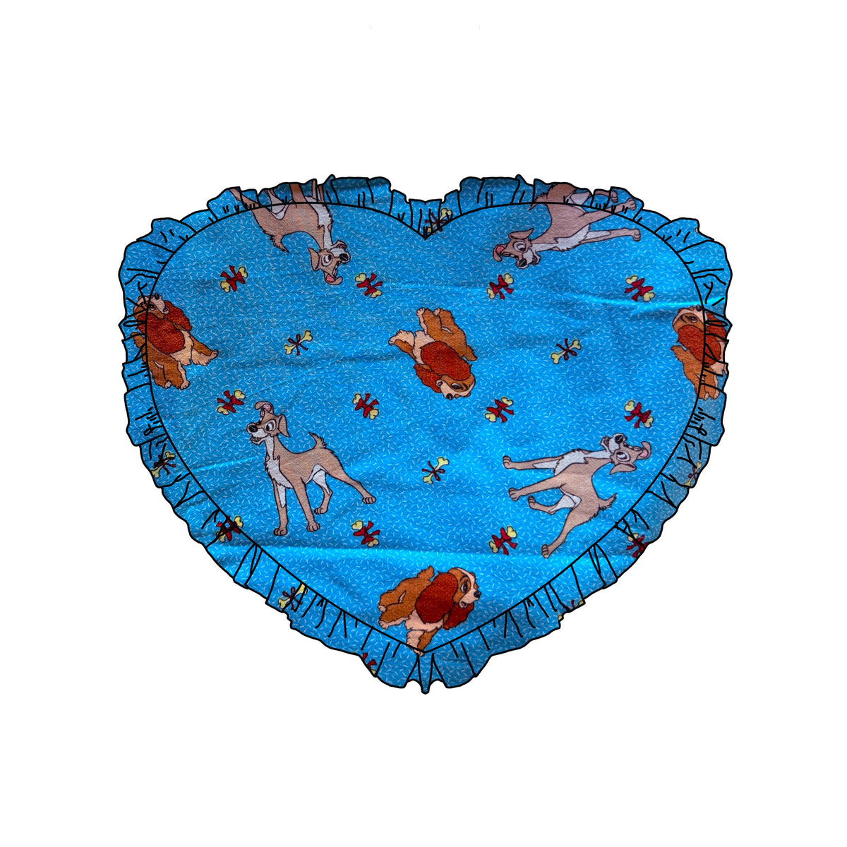 Custom Reworked Heart Duvet Jumper In This Fabric