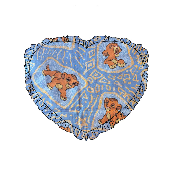 Custom Reworked Heart Duvet Jumper In This Fabric