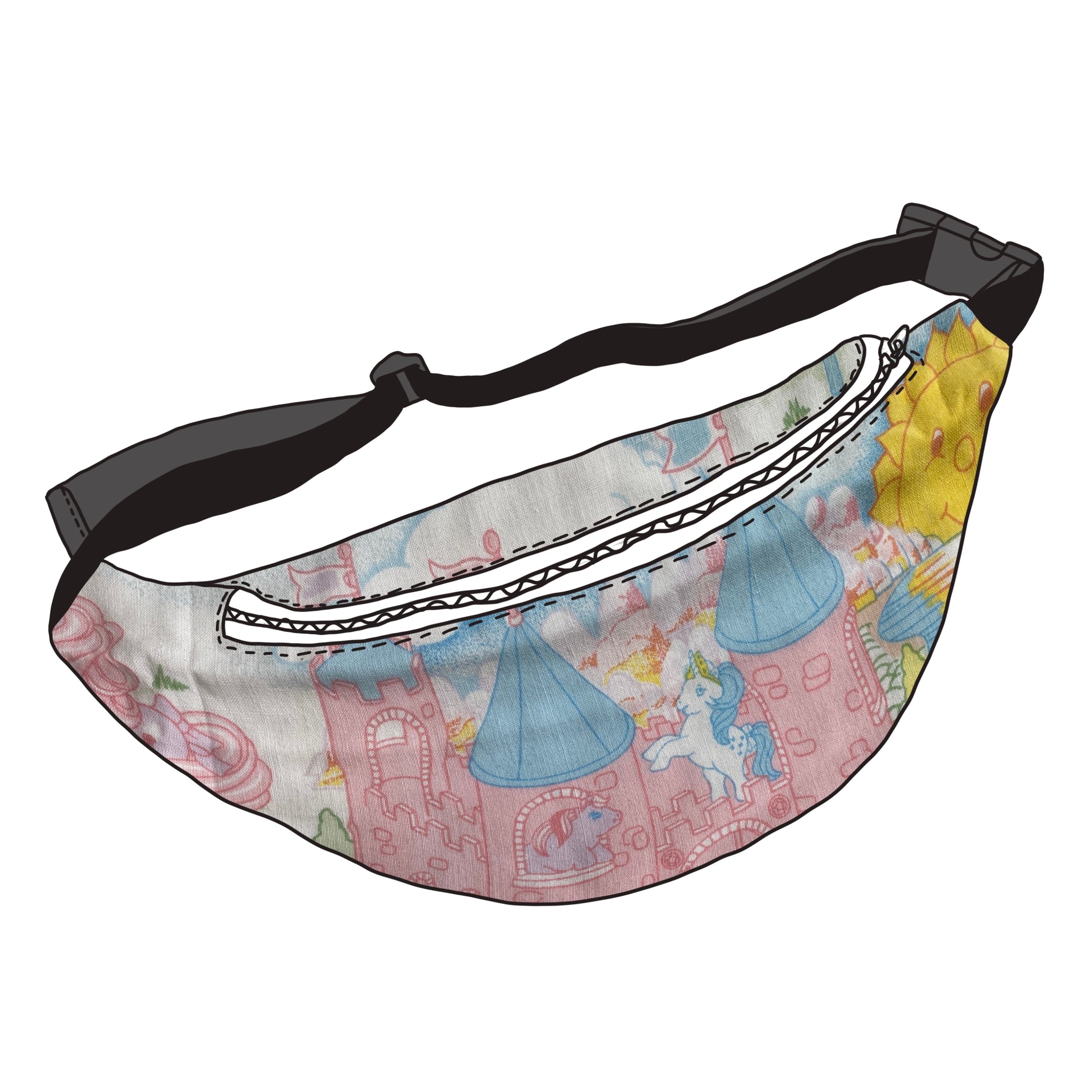 Retro Fabric bumbag Preorder (78)