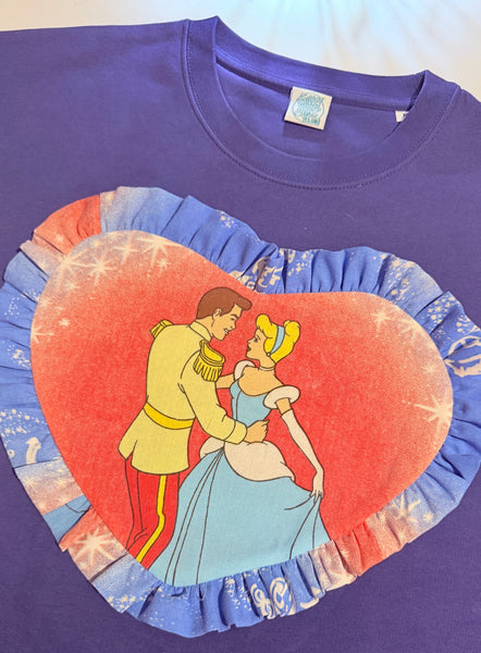 Custom Reworked Heart Duvet Jumper In This Fabric