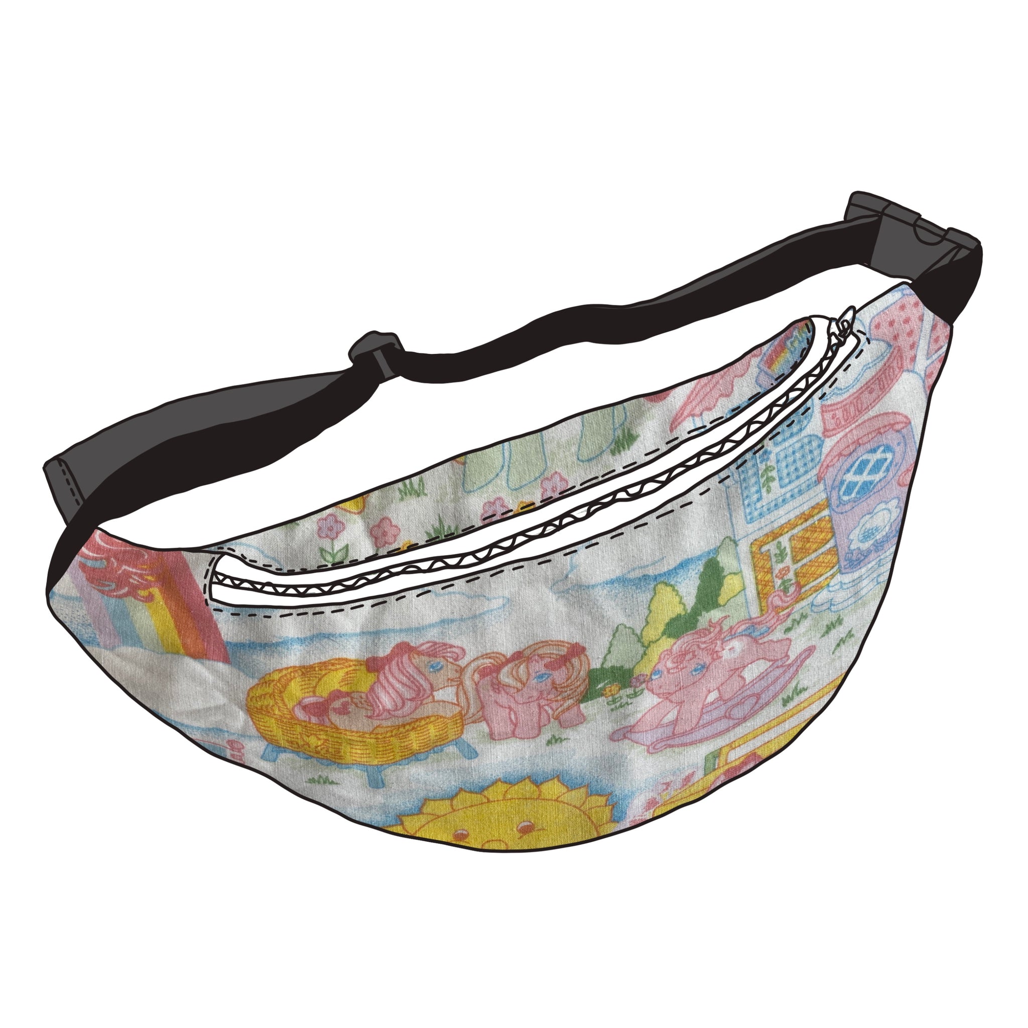 Retro Fabric bumbag Preorder (80)