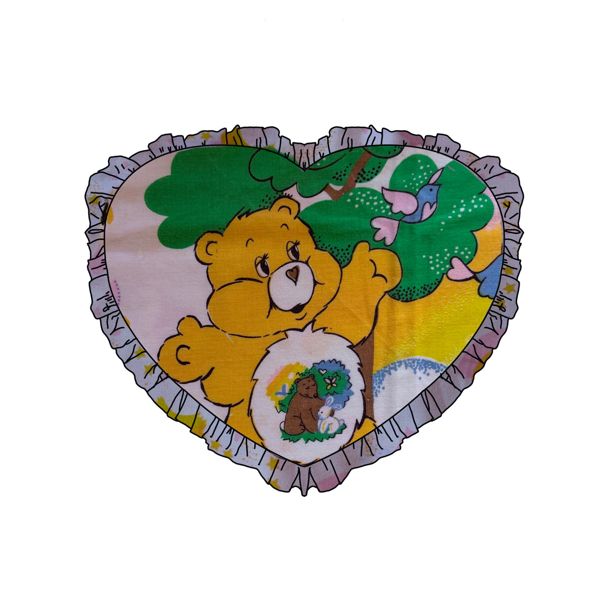 Custom Reworked Heart Duvet Jumper In This Fabric