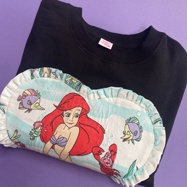 Custom Reworked Heart Duvet Jumper In This Fabric