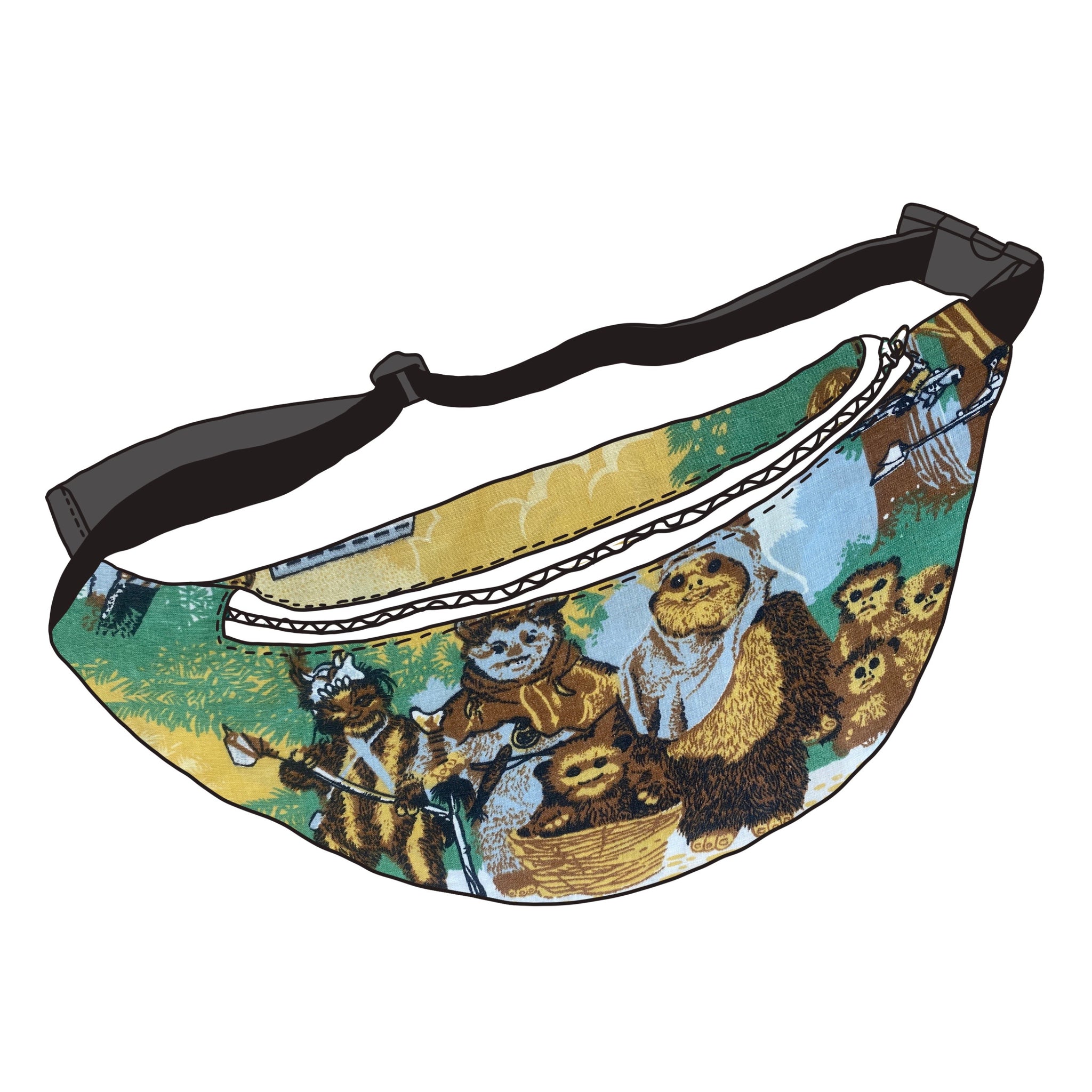 90's fabric bumbag Preorder No.31
