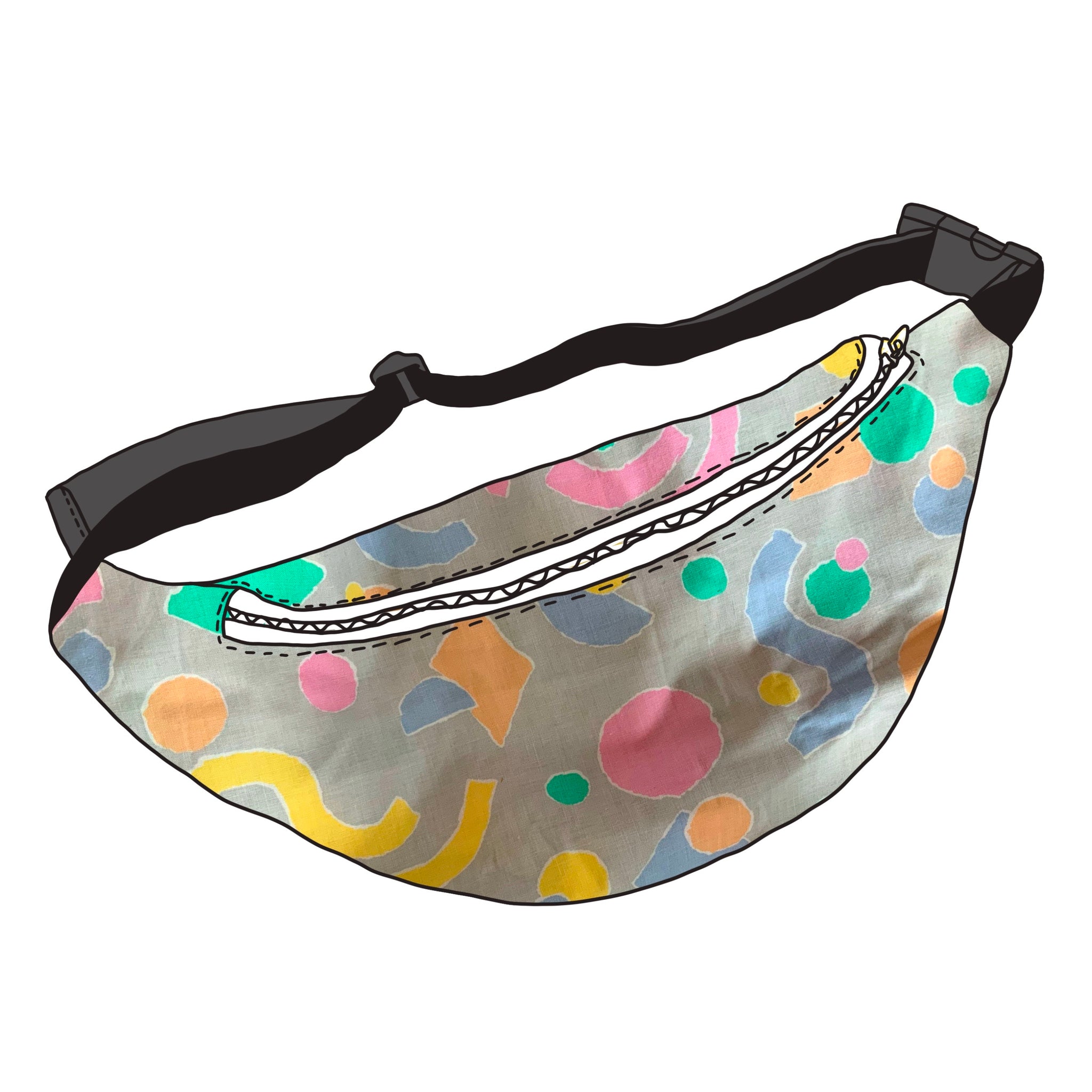 Retro Fabric bumbag Preorder (70)