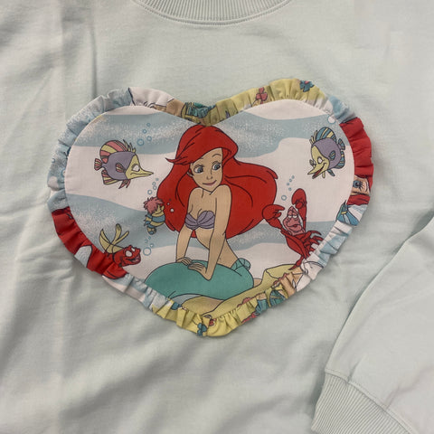 Custom Reworked Heart Duvet Jumper In This Fabric