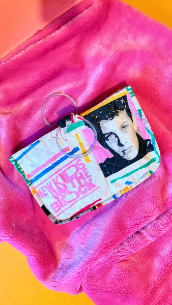 NKOTB bed sheet bag
