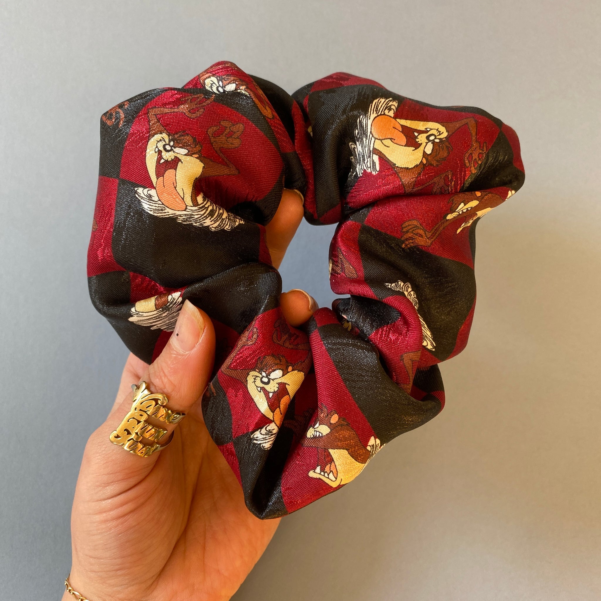 90’s scrunchies - Made from reworked duvets!
