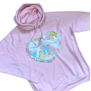 HOODIE LIGHT PINK SIZE X-LARGE OCT 25
