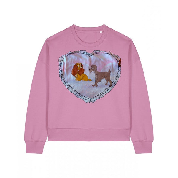 Custom Reworked Heart Duvet Jumper In This Fabric
