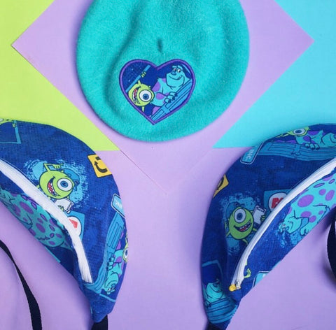 90's fabric bumbag