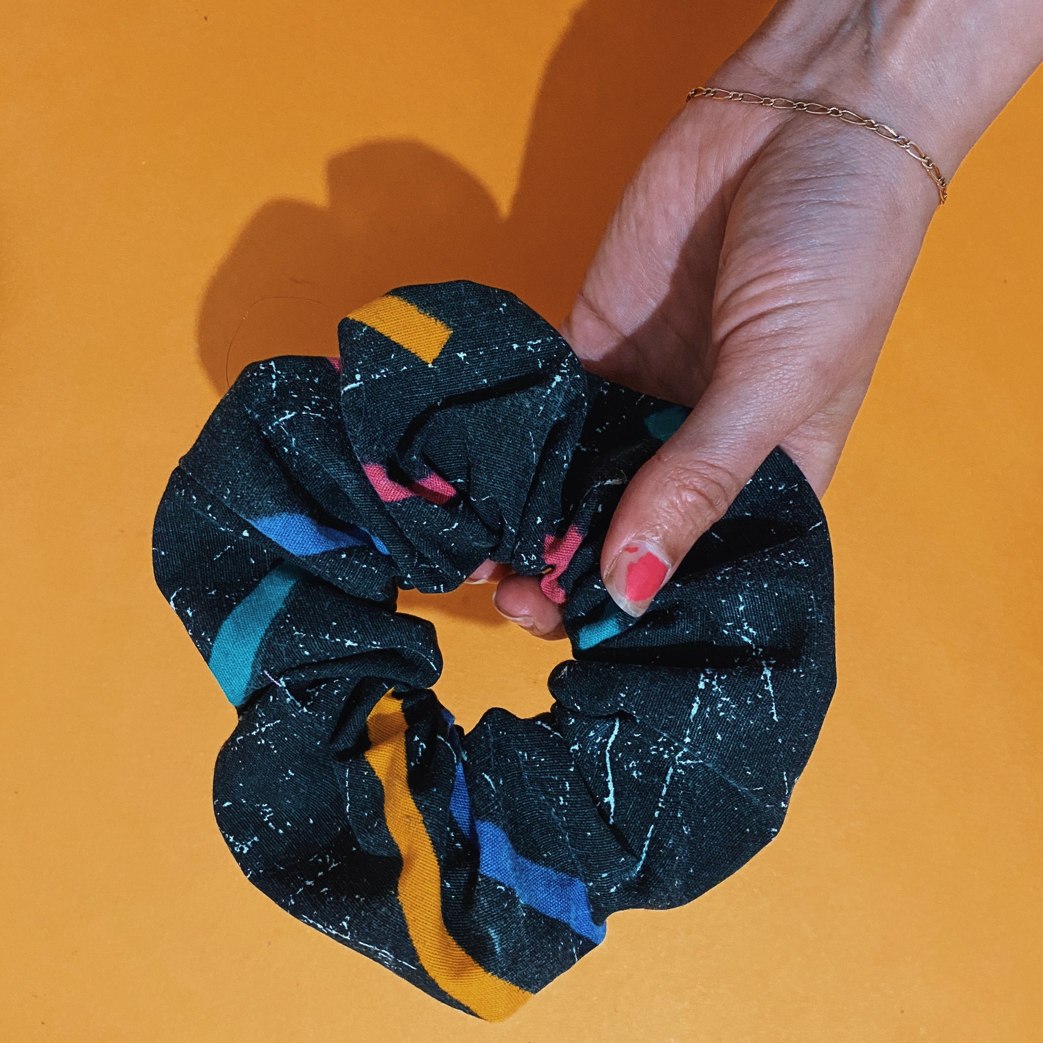 90’s scrunchies - Made from reworked duvets!