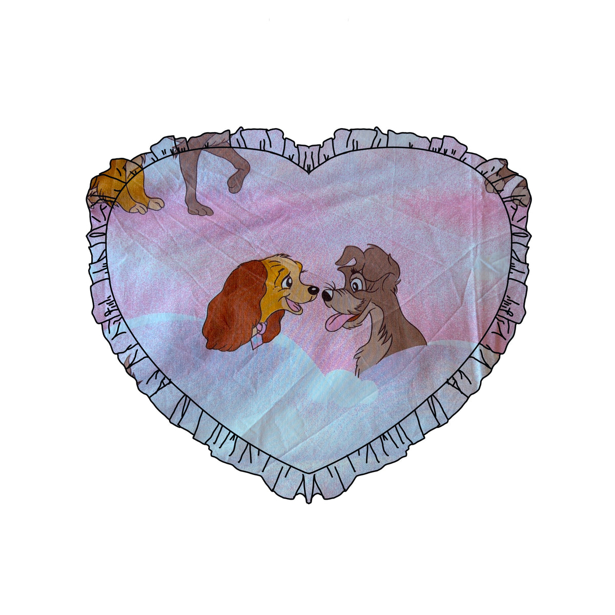 Custom Reworked Heart Duvet Jumper In This Fabric