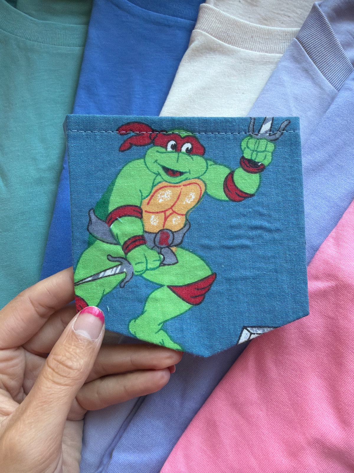 Pocket Tee - Choose Your Size + Colour for this Pocket