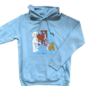 HOODIE LIGHT BLUE SIZE LARGE OCT 25