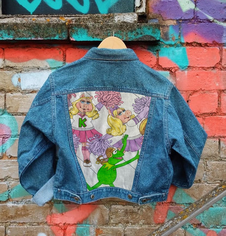 Send in your denim jacket + we'll sew on this panel