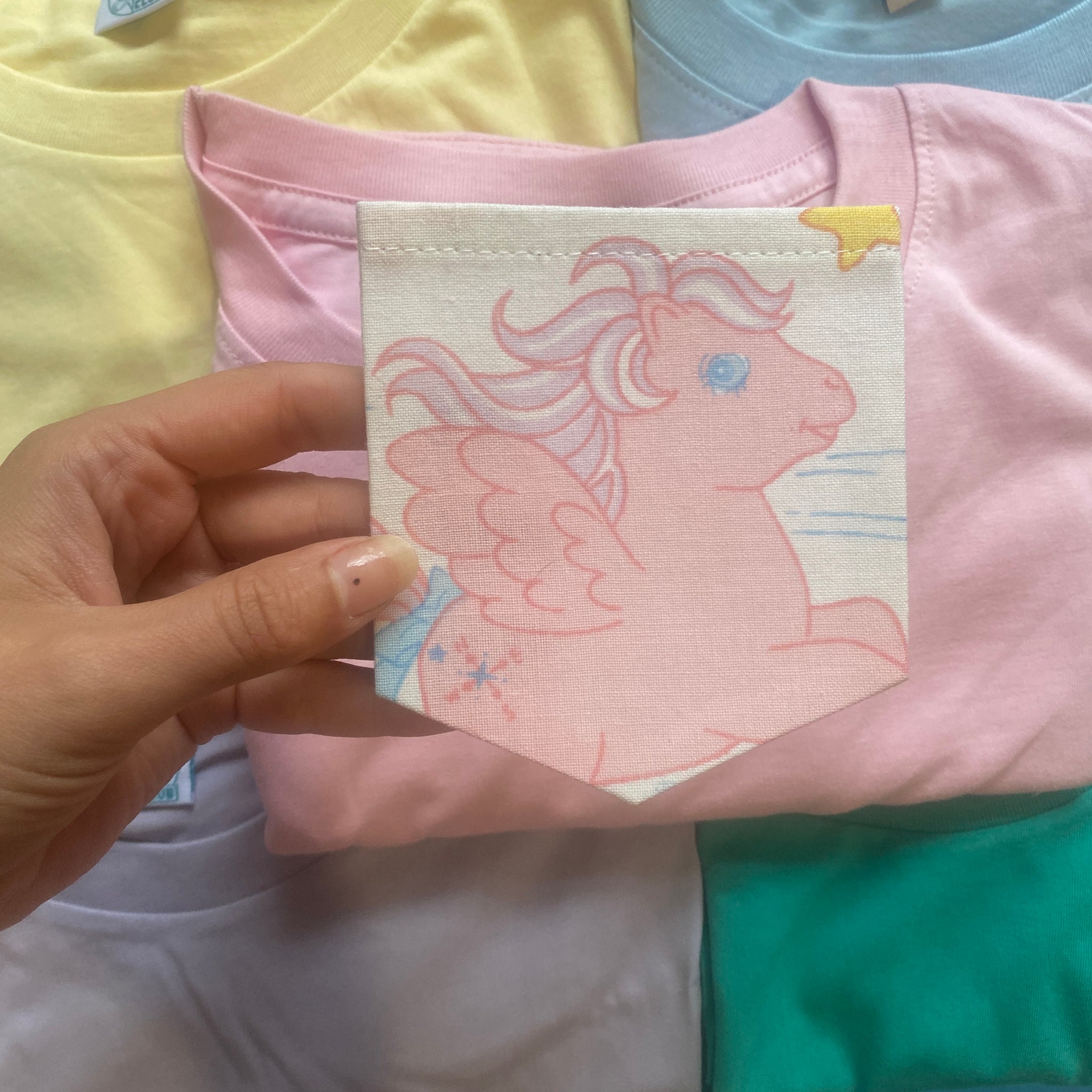 Pocket Tee - Choose Your Size + Colour for this Pocket