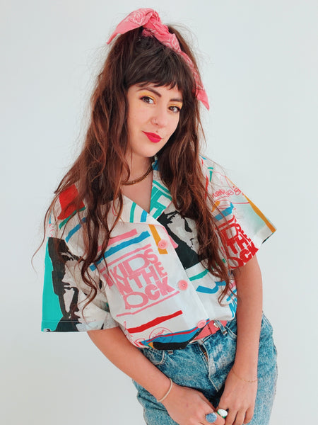 SIZE 12  - Cropped Shirt