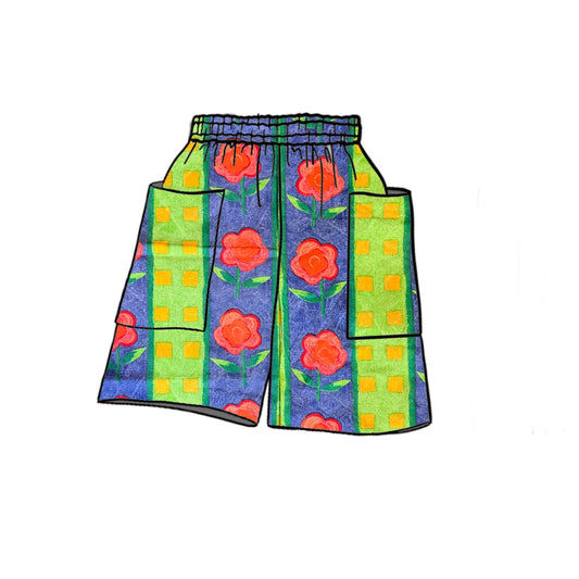 Bermuda Style Shorts w/ Elasticated Waist