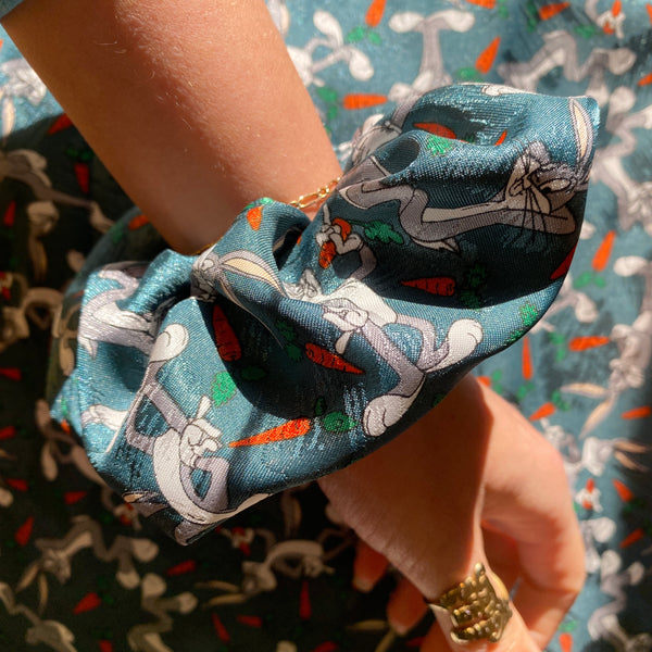 90’s scrunchies - Made from reworked duvets!