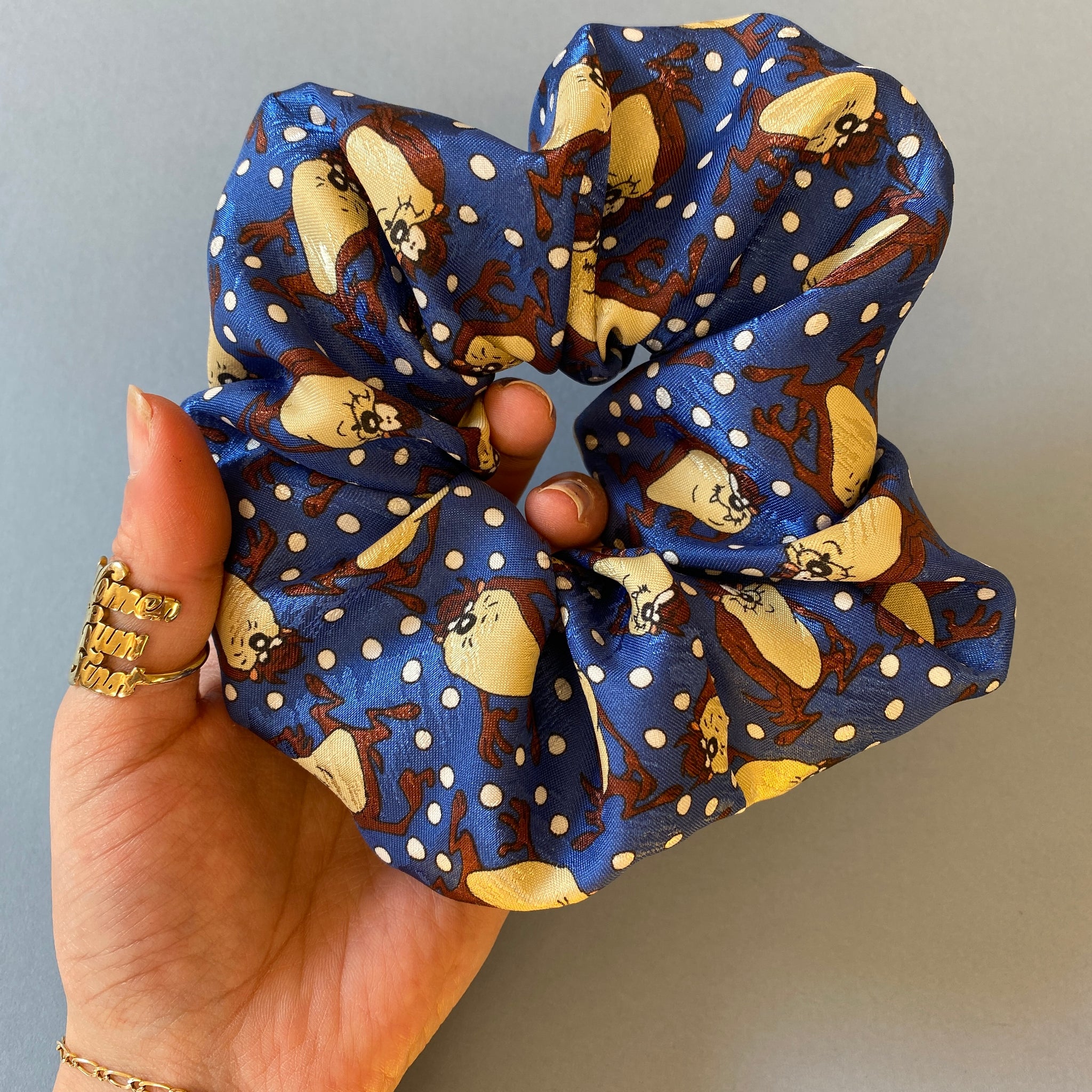 90’s scrunchies - Made from reworked duvets!