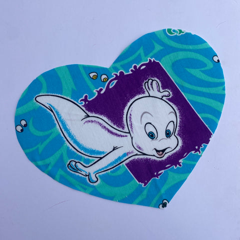 Custom Reworked Heart Duvet Jumper In This Fabric