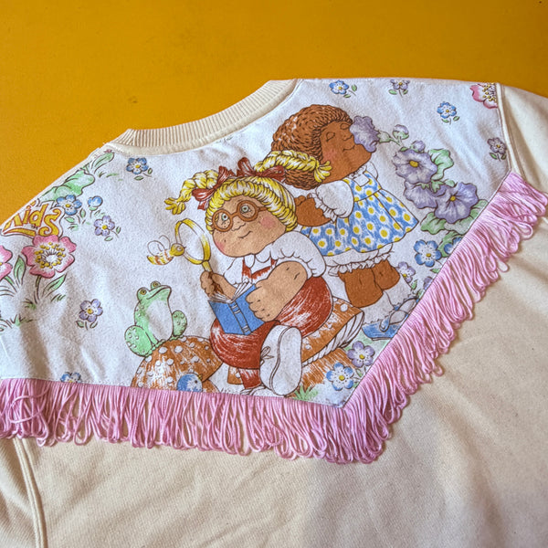 Custom Reworked Heart Duvet Jumper In This Fabric