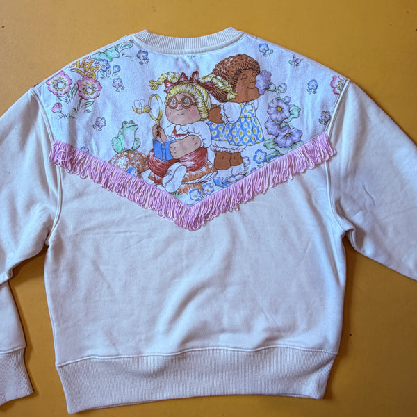 Custom Reworked Heart Duvet Jumper In This Fabric