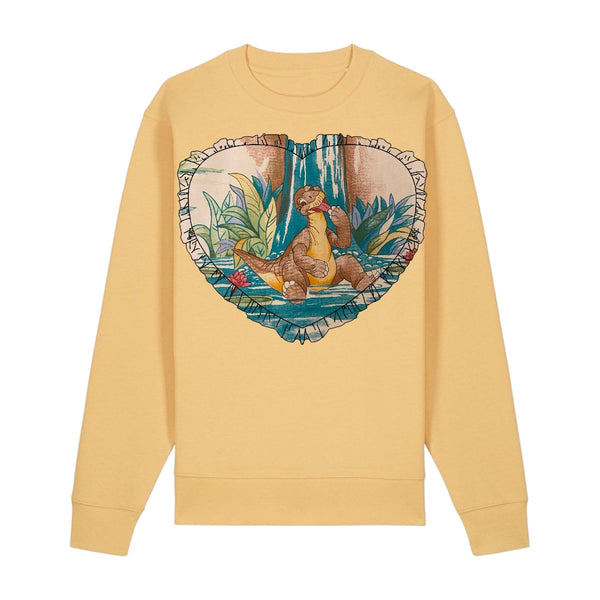 Custom Reworked Heart Duvet Jumper In This Fabric