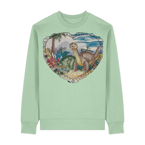 Custom Reworked Heart Duvet Jumper In This Fabric