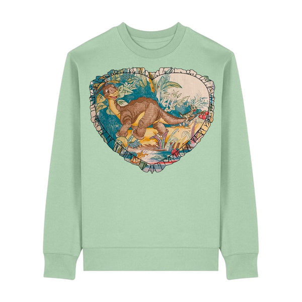 Custom Reworked Heart Duvet Jumper In This Fabric