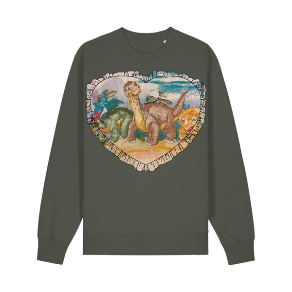 Custom Reworked Heart Duvet Jumper In This Fabric