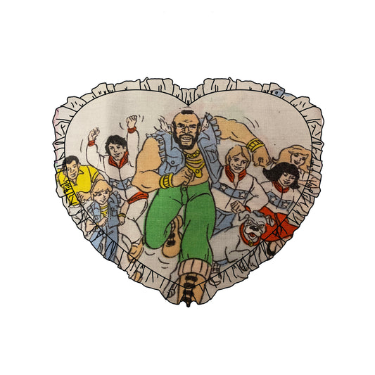 Custom Reworked Heart Duvet Jumper In This Fabric