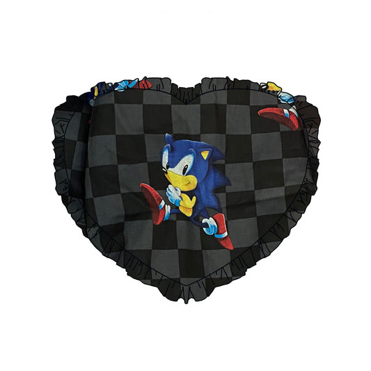 Custom Reworked Heart Duvet Jumper In This Fabric