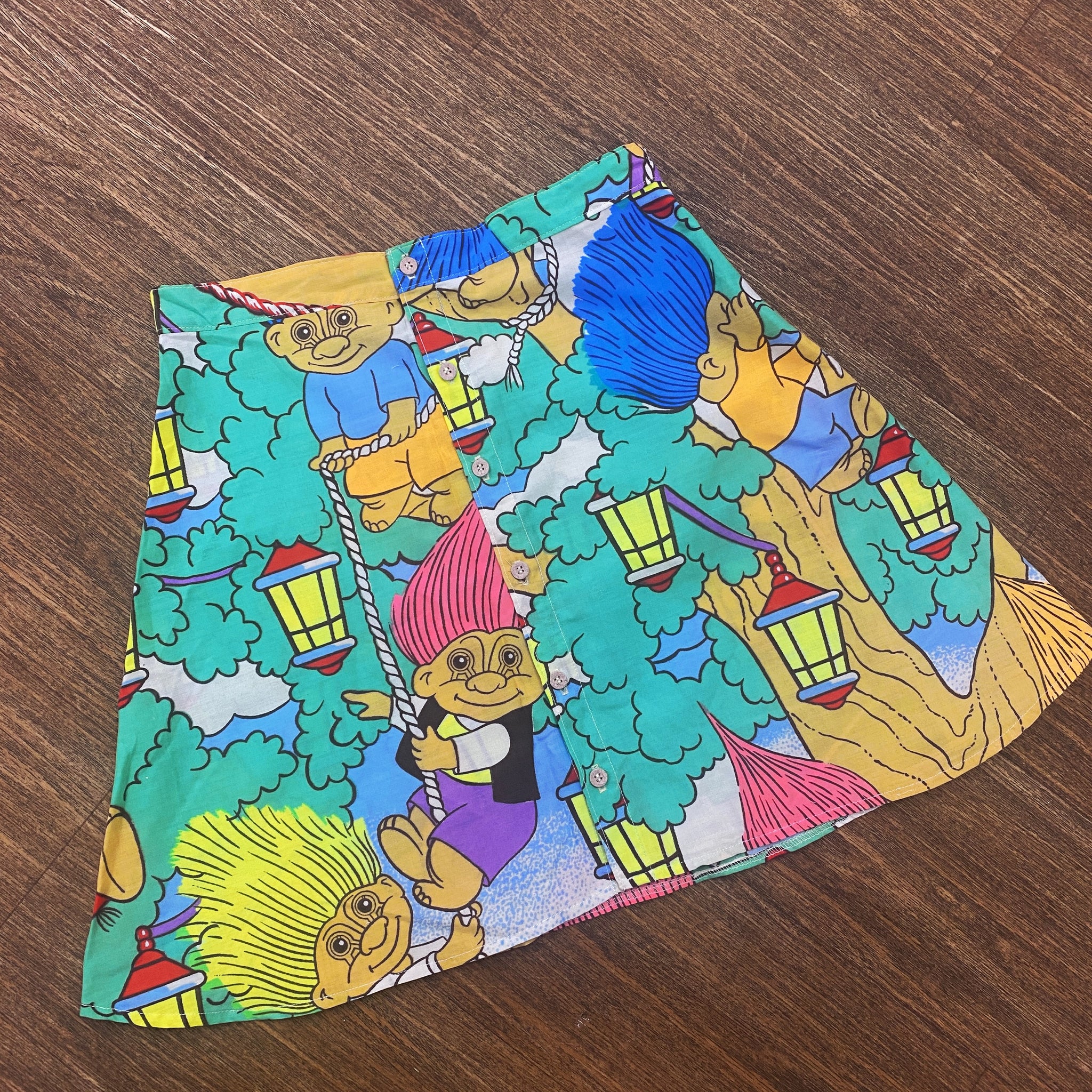 Troll doll skirt sample