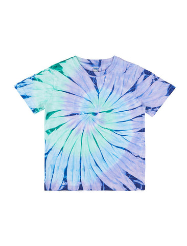 CHILDREN'S BLUE TIE DYE TEE 5-6