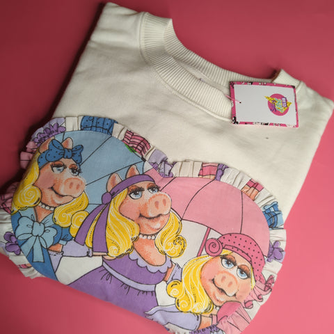 Reworked duvet jumper Size L