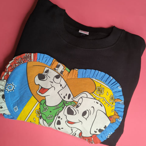 Reworked duvet jumper Size L