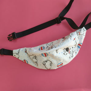 Reworked Duvet Cover bumbag.