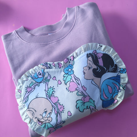 Reworked duvet jumper Size L