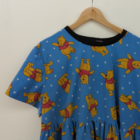 Dress made with Reworked Duvet Cover Size 22