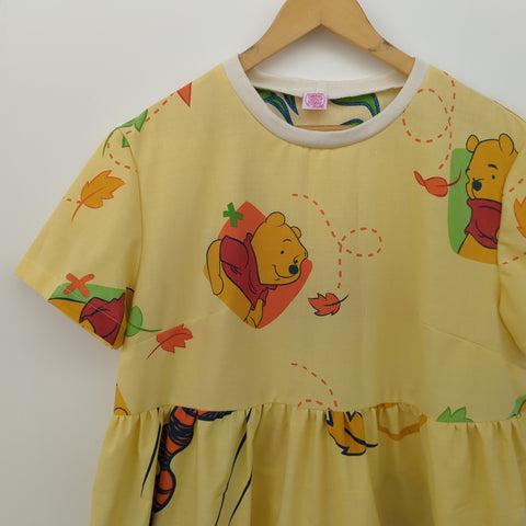 Dress made with Reworked Duvet Cover Size 14